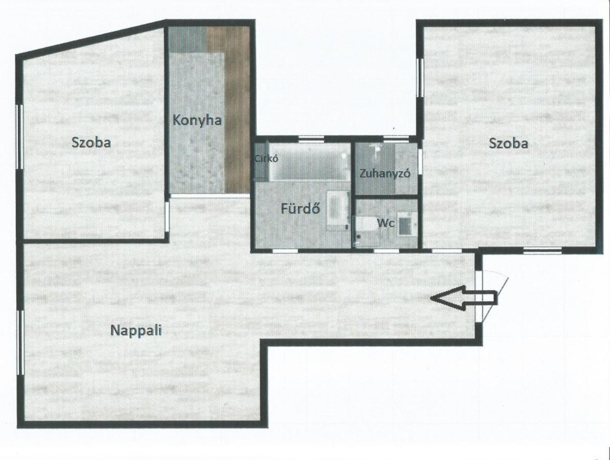 Apartment With 2 Bedrooms Near Gellert Thermal Bath Budapešť Exteriér fotografie